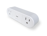 Emerson SmartVoice 2-in-1 Dual Wall Plug, Offline 30+ Voice Control Cmds - No APP, No WIFI, No Setup, Sleep & Wake Timer