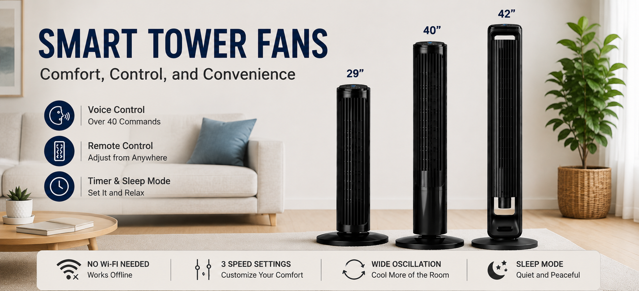 Tower Fan Buying Guide: How to Choose a Smart Tower Fan