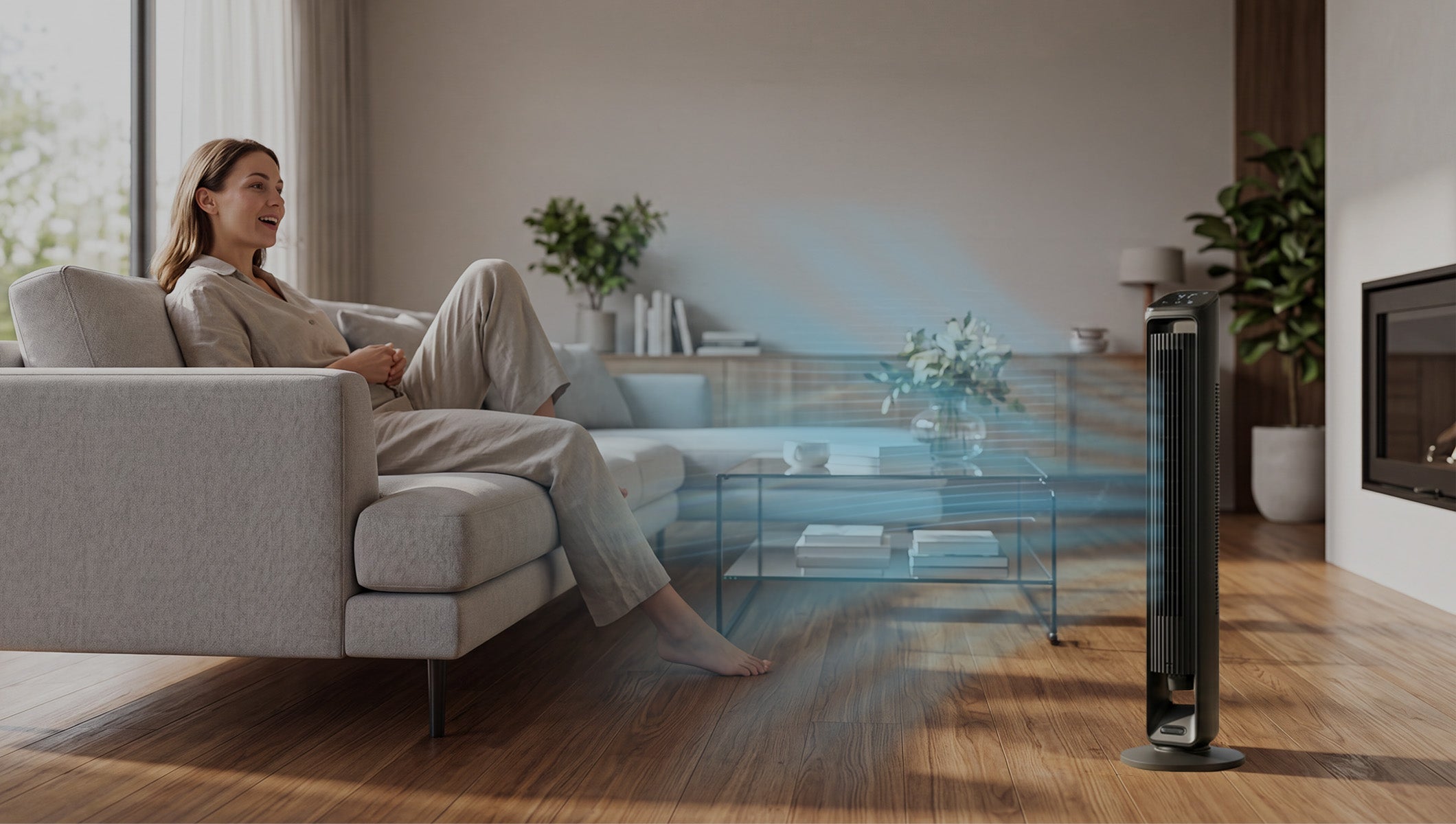 Best Tower Fan for Dorms & Apartments: Emerson SmartVoice