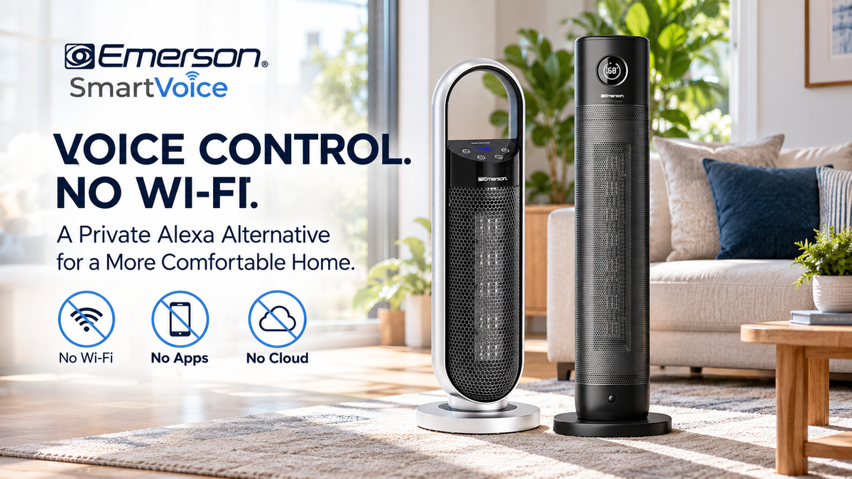Private Alexa Alternatives: Meet Emerson SmartVoice, No Wi-Fi Required