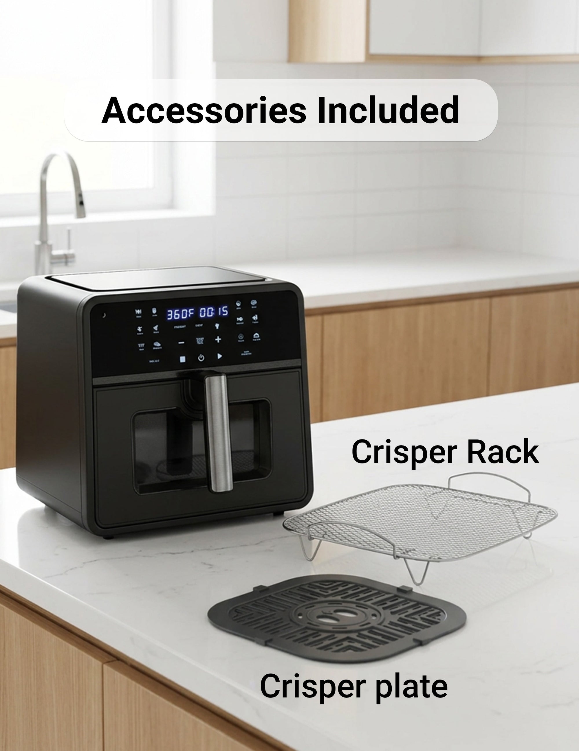 Emerson SmartVoice 10QT 6-in-1 Air Fryer ES1003