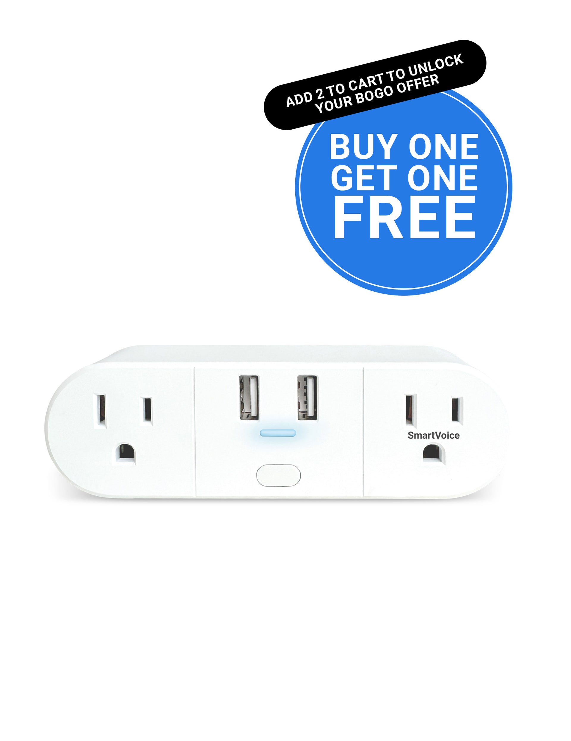 Emerson SmartVoice 4-in-1 Wall Plug ES522
