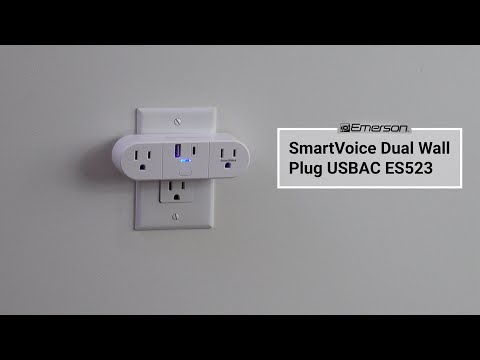 An electrical wall outlet emitting a soft blue light from its socket, creating a modern, illuminated effect.